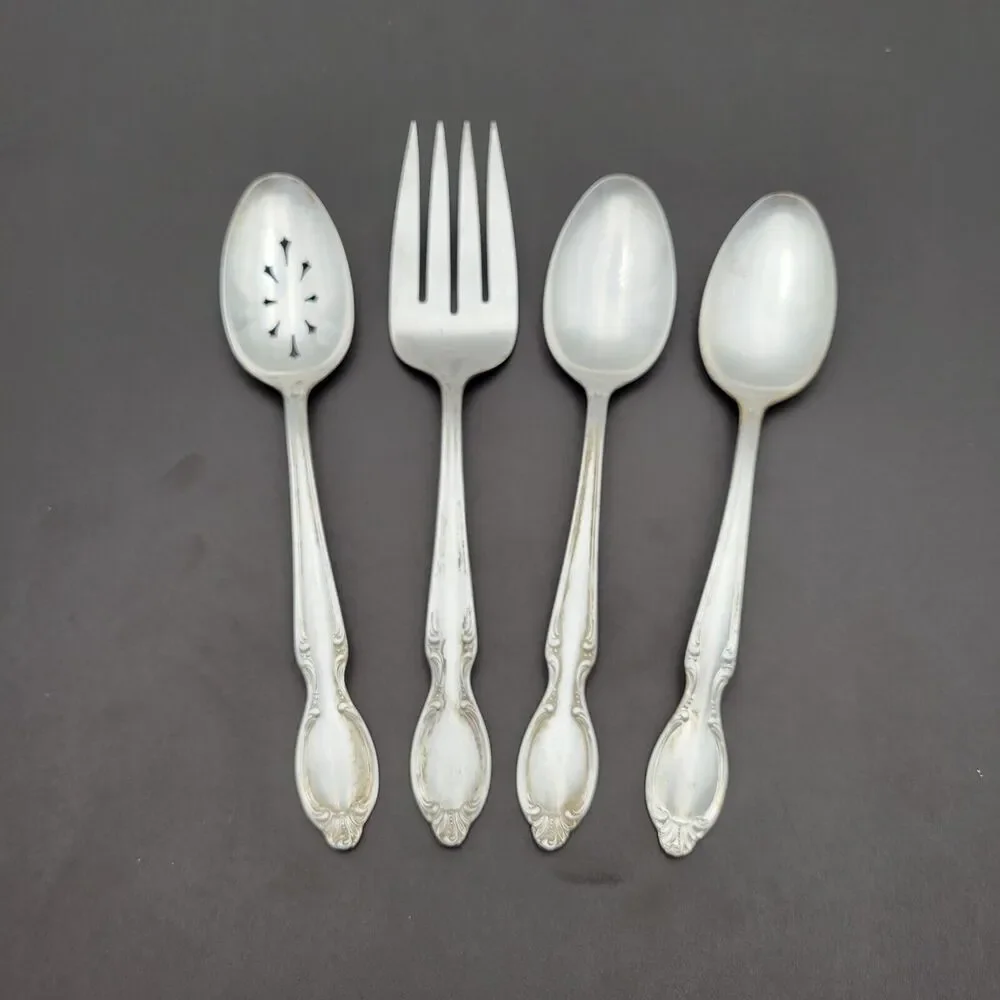 Rogers Bros International Silverplate Set 4 Serving Pieces 1959 REFLECTION 1847